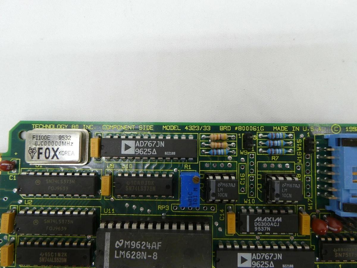 Used Technology 80 4323/33 PCB Card 800061G 900444/J 4323-2 4323/4333 Working Surplus