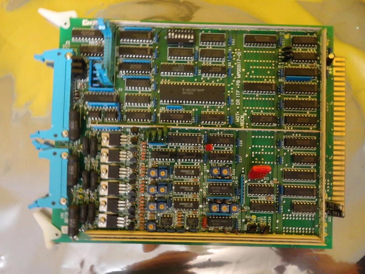 Used JEOL MP003117-01 MOT DR ITF PB Interface Board PCB Card JEM-2010F Working
