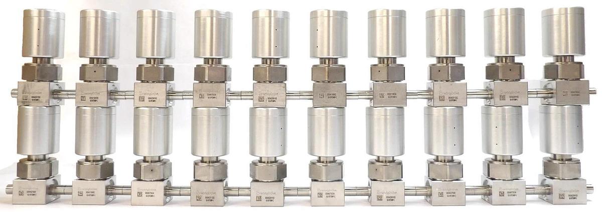Used Swagelok 6LV-DFC999P-C High Purity Diaphragm Valve DF Series Lot of 20 New