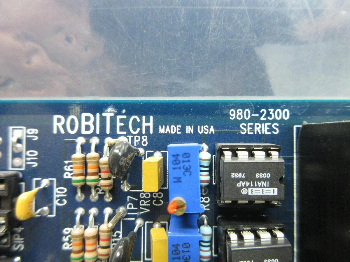 Used Robitech 990-9131 Valve Module PCB Card 681-0181-009 980-2300 Series Used