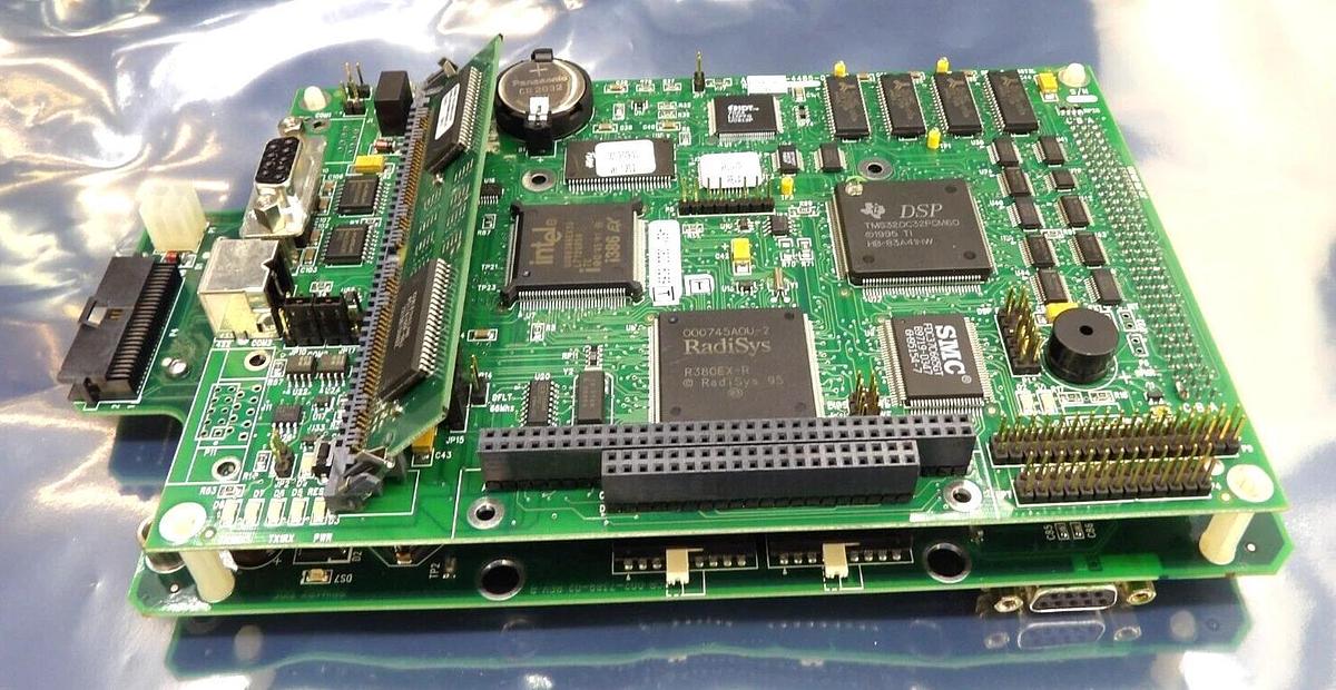 Used Brooks Automation 002-7389-02 Processing PCB Board Assembly Working Surplus