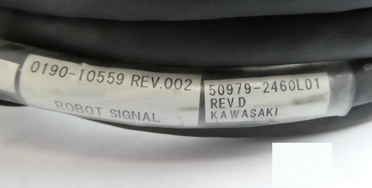 Used Kawasaki 50979-2460L01 Wafer Handling Robot Signal Cable AMAT 0190-10559 Working