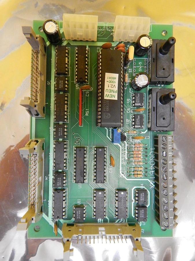 Used SSEC Solid State Equipment 1000461AX Pneumatic Control PCB 1000-462A1 Working