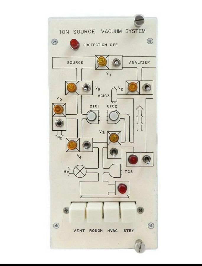 Used Varian Ion Implant Systems 07610001 Ion Source Vacuum System Rev. F Surplus