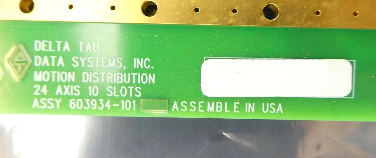 Used Delta Tau 603934-101 Motion Distribution 24 Axis Backplane PCB AMAT Working
