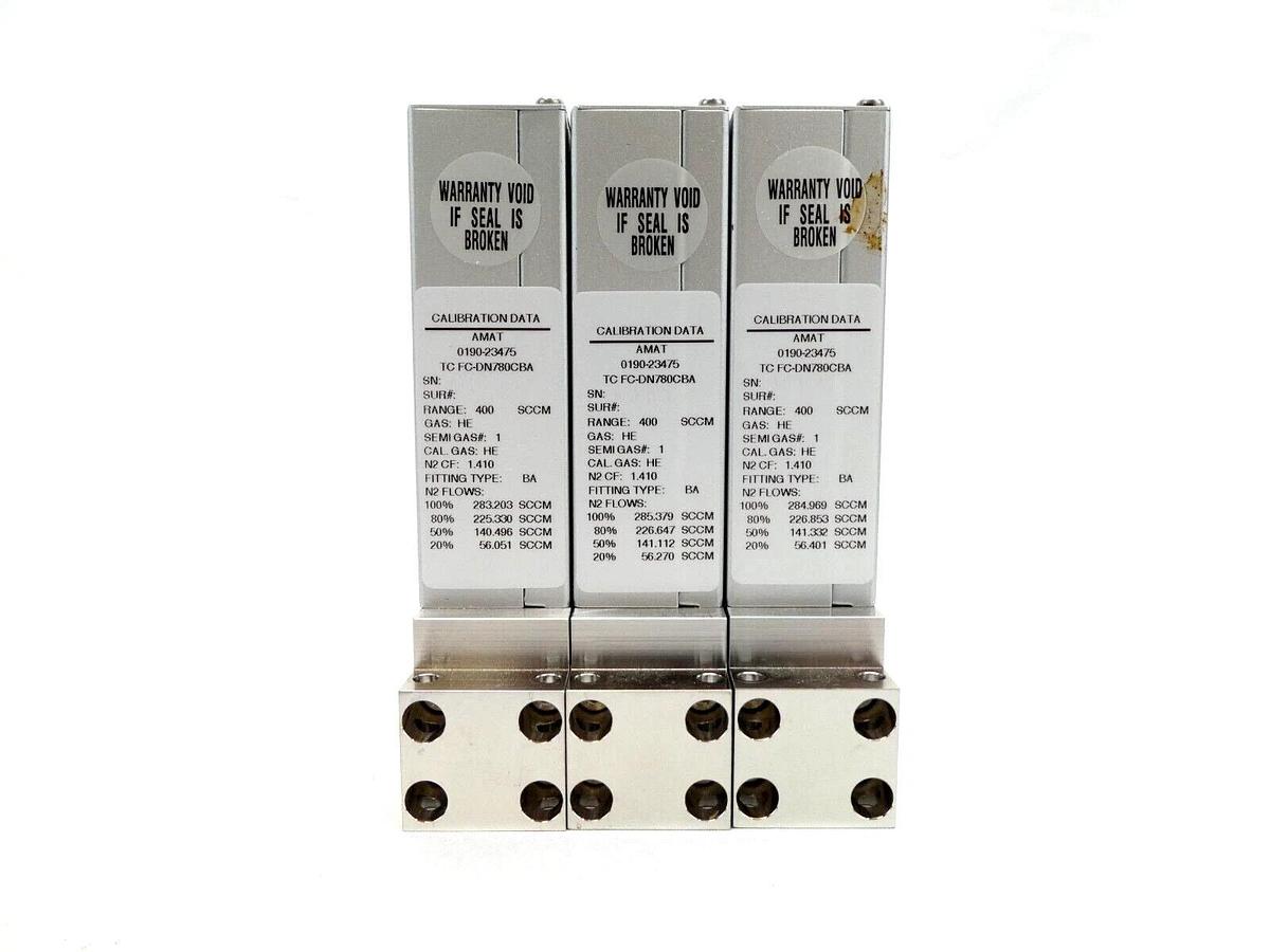 Used Aera FC-DN780C-BA Mass Flow Controller MFC Lot of 7 AMAT 0190-23475 3030-14001