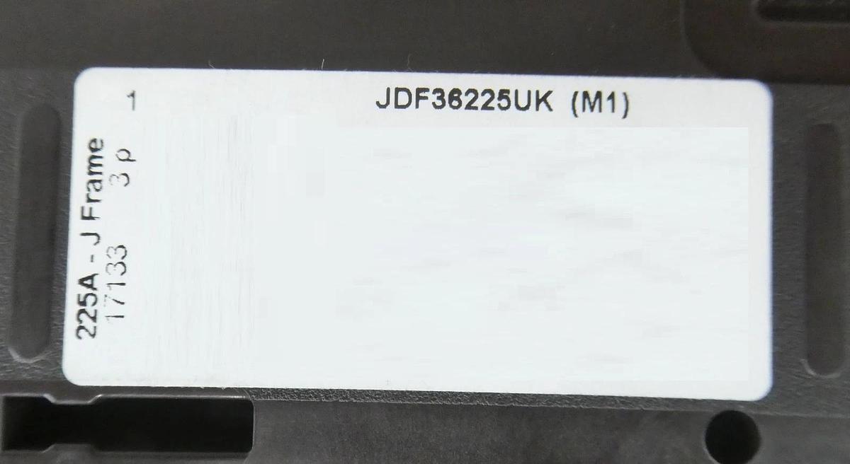 Square D JDF36225UK Circuit Breaker PowerPact JD 250 Schneider New Surplus
