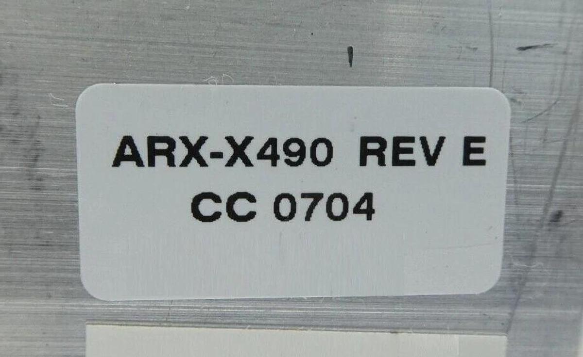 Used ASTeX ARX-X490 Driver Board PCB ABX-X490 AMAT Centura ETO Rack Untested Surplus
