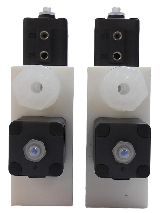 Used SMC LLC2B-02-Z11-X90 High Purity Chemical Valve Reseller Lot of 2 New Surplus