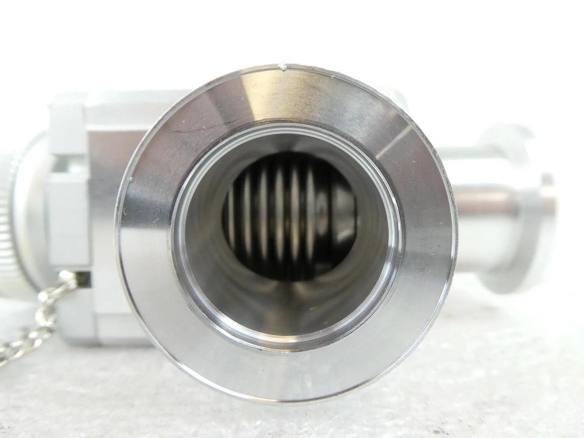 Used SMC XLH-25 High Vacuum Angle Valve Lot of 2 TEL Tokyo Electron Trias Working