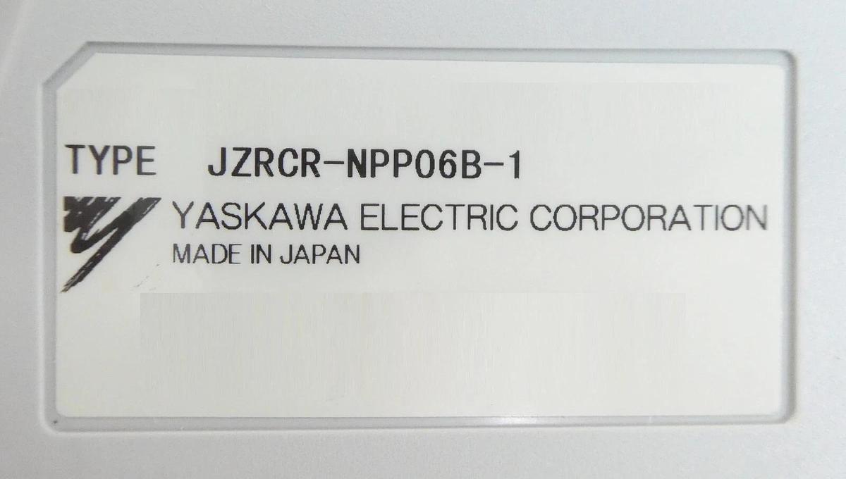 Used Yaskawa Electric JZRCR-NPP06B-1 Robot Teach Pendant Motoman Working Surplus