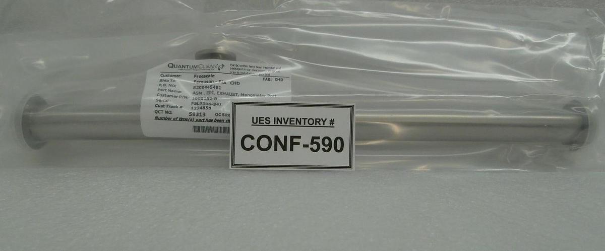 Refurbished ASM Advanced Semiconductor Materials 1605182-R EPI Manometer Port Refurbished