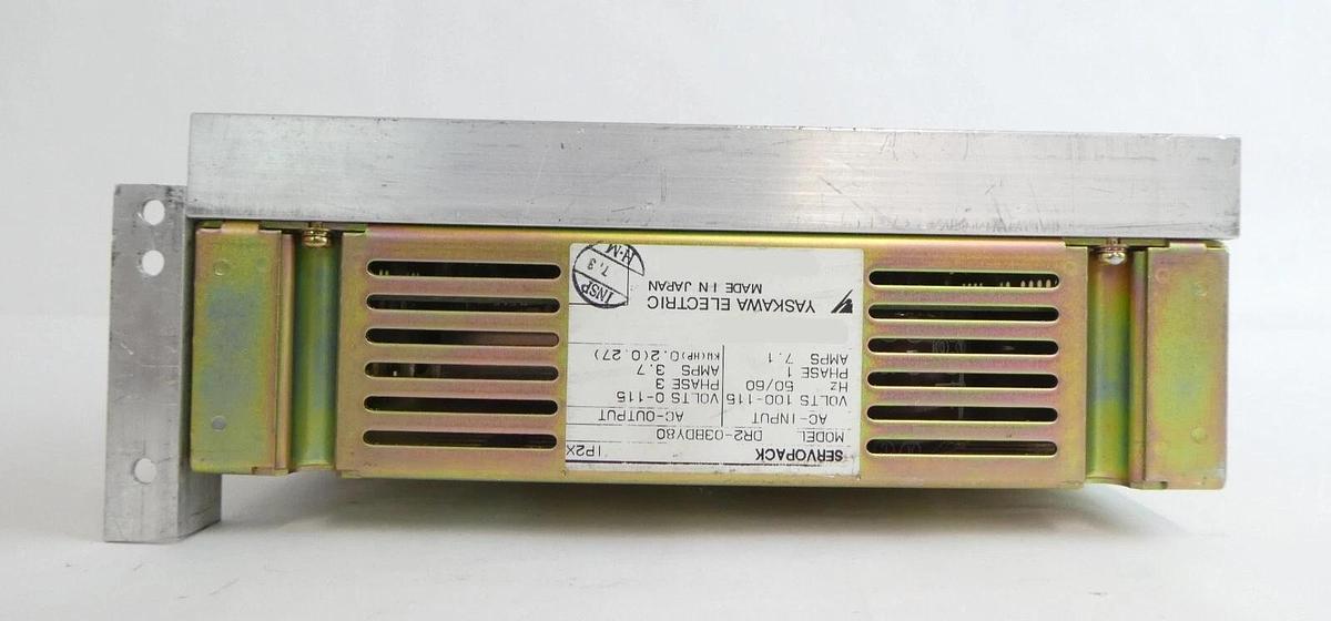 Used Yaskawa DR2-03BDY80 Servo Motor Drive SERVOPACK Reseller Lot of 2 Working