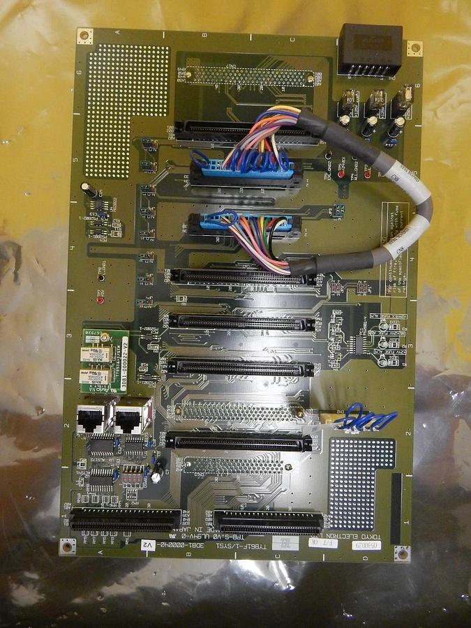 Used TEL Tokyo Electron 3D81-000040-V2 Processor PCB TYB61F-1/SYS1 T-3044SS Used