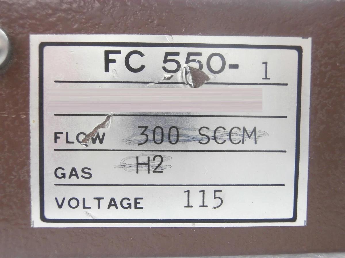 Used Tylan FC 550-1 Mass Flow Controller MFC 300 SCCM H2 FC Series Working Surplus