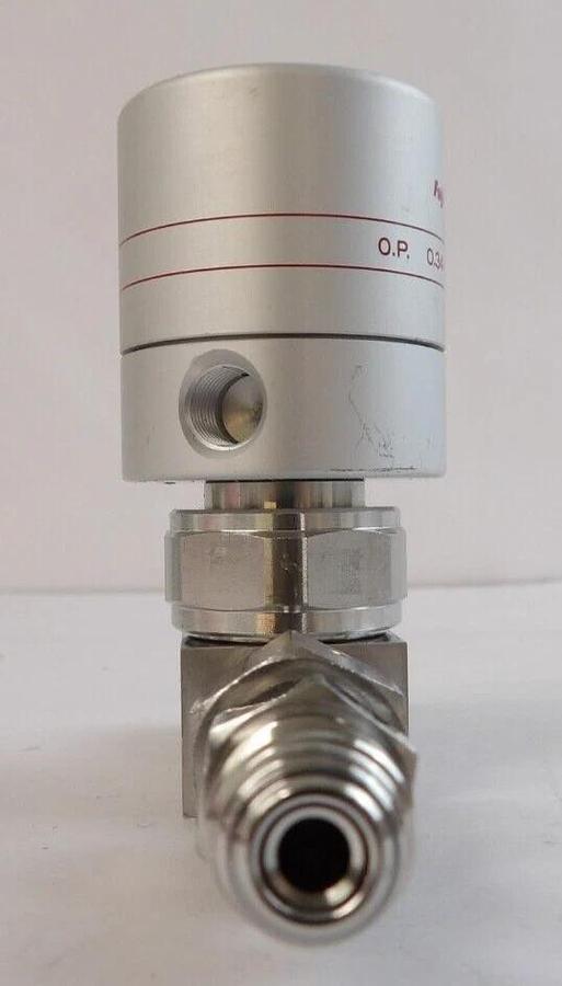 Used Fujikin 316L 316L-P Diaphragm Valve Type N.C. Reseller Lot of 3 Working Surplus