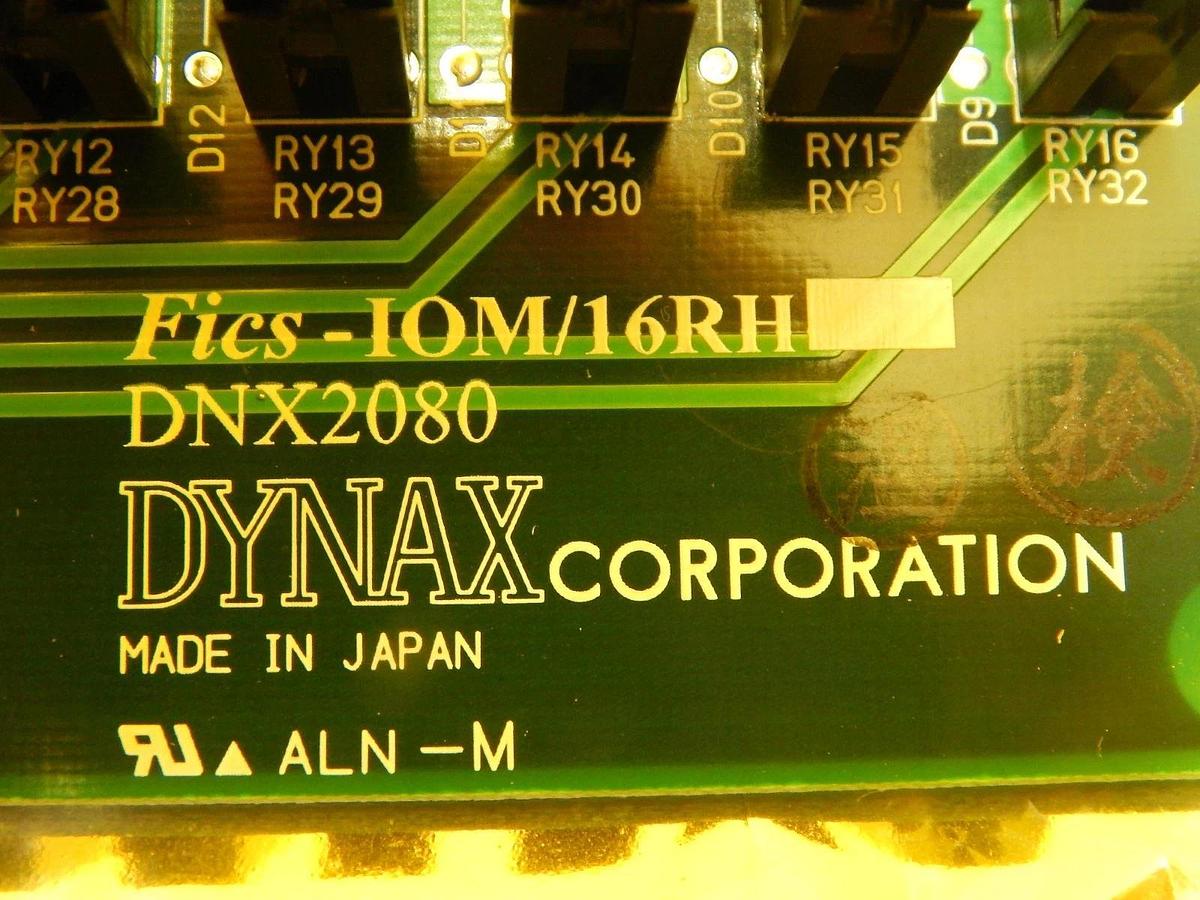 Used Dynax DNX2080 Terminal Relay Board PCB Fics-IOM/16RH TEL T-3044SS Used Working