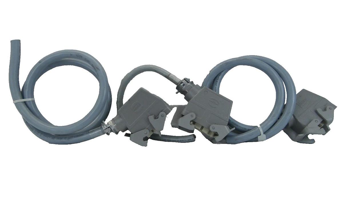 Used Edwards E21909516 iQDP Power Plug 1 Foot Cable iQDP40 iQDP80 Lot of 3 Working