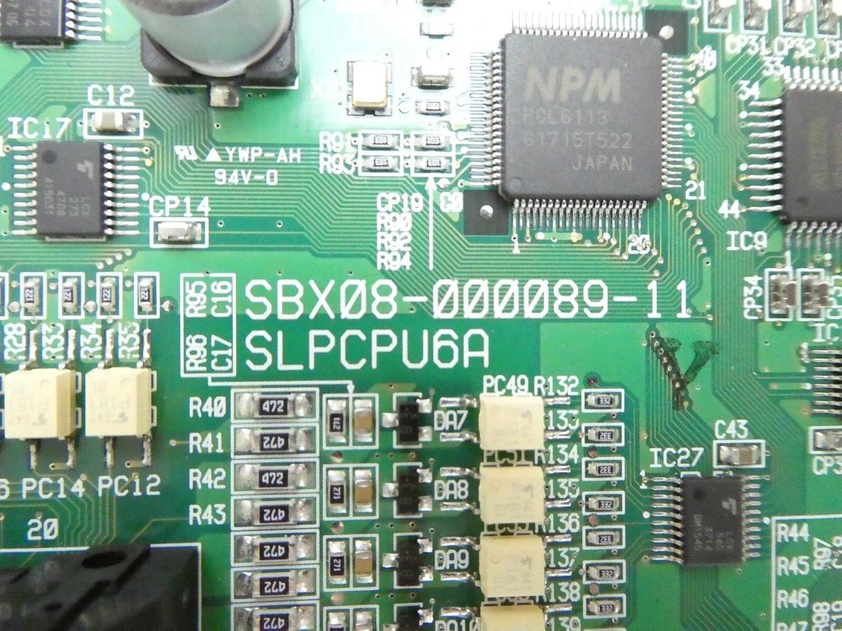 Used Sinfonia SBX93-100149-11 CPU PCB Assembly SBX93-100121-12 Shinko Working Surplus