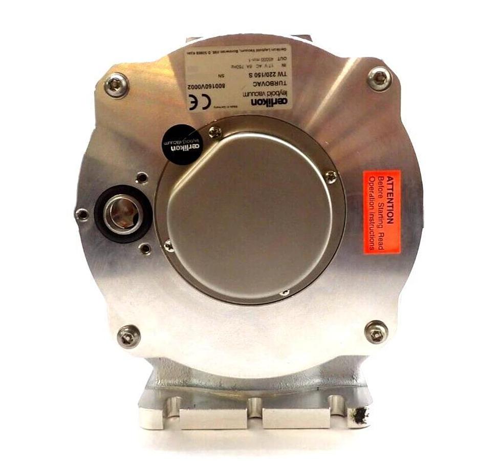 Used TURBOVAC TW 220/150 S Leybold 800160V0002 Turbomolecular Pump Untested Surplus