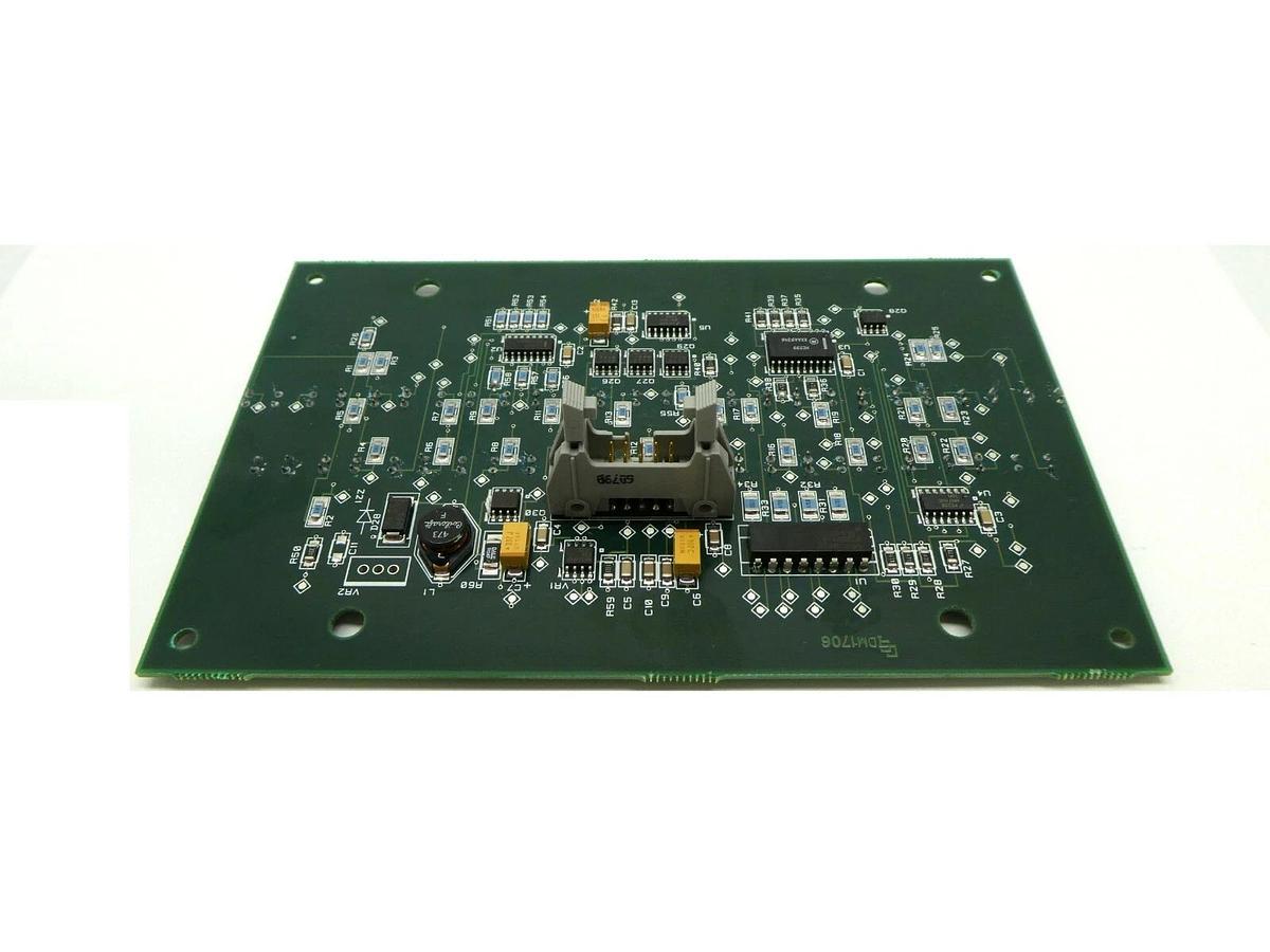 Used SCP Santa Clara Plastics KDM-1609303-52 8" Elevator COMB Board .25" Pitch PCB