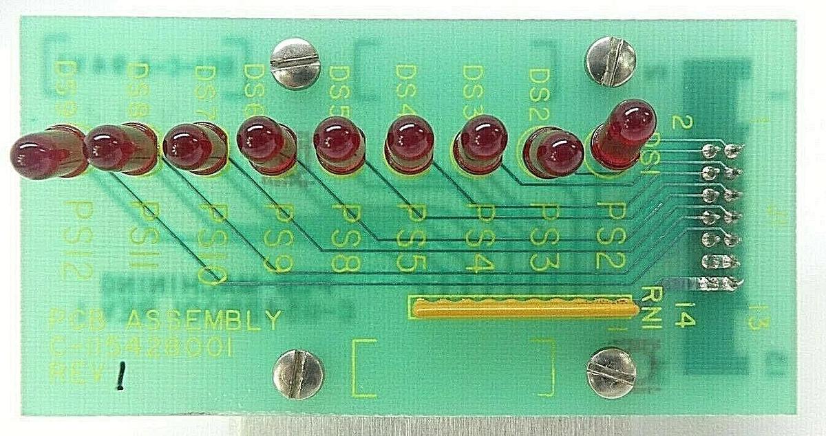 Used Varian Semiconductor VSEA E-115006001 Manual Mode Vacuum Interlock PCB Rev. E