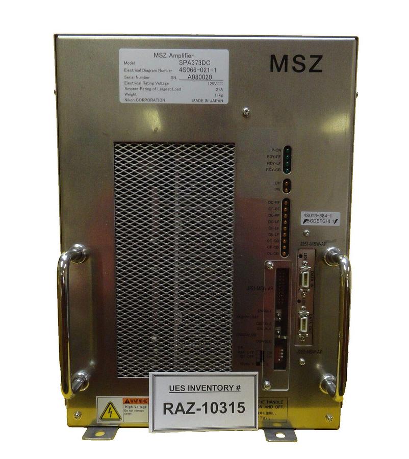 Used Nikon 4S066-021-1 MSZ Amplifier Module SPA373DC 4S013-684-1 NSR Series Working