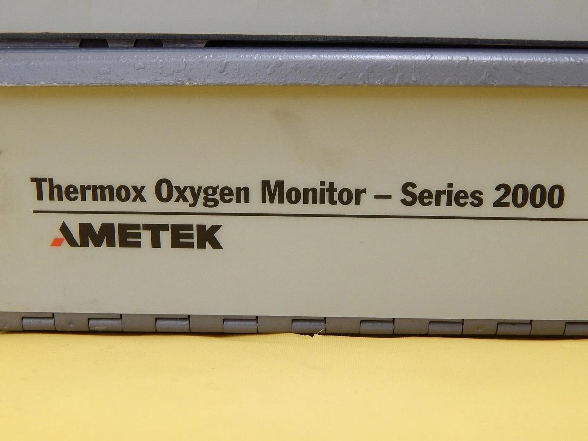 Used Ametek Series 2000 Thermox Oxygen Monitor 80457SE Working Surplus