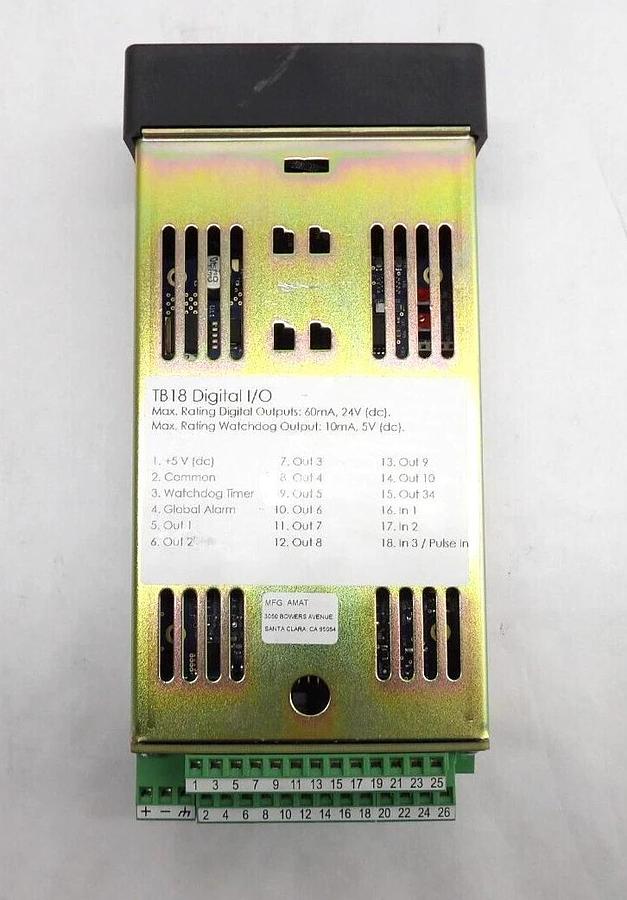 Used Watlow 0190-81363 Anafaze Digital I/O Temp Controller TB18 AMAT Working Spare