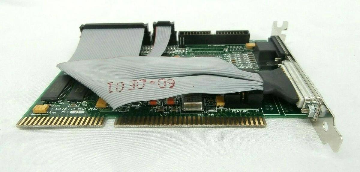 Used Dolch Computer Systems 21-0E01-0030 ISA Video PCB Card 22-0E01-0030 SVG 90S