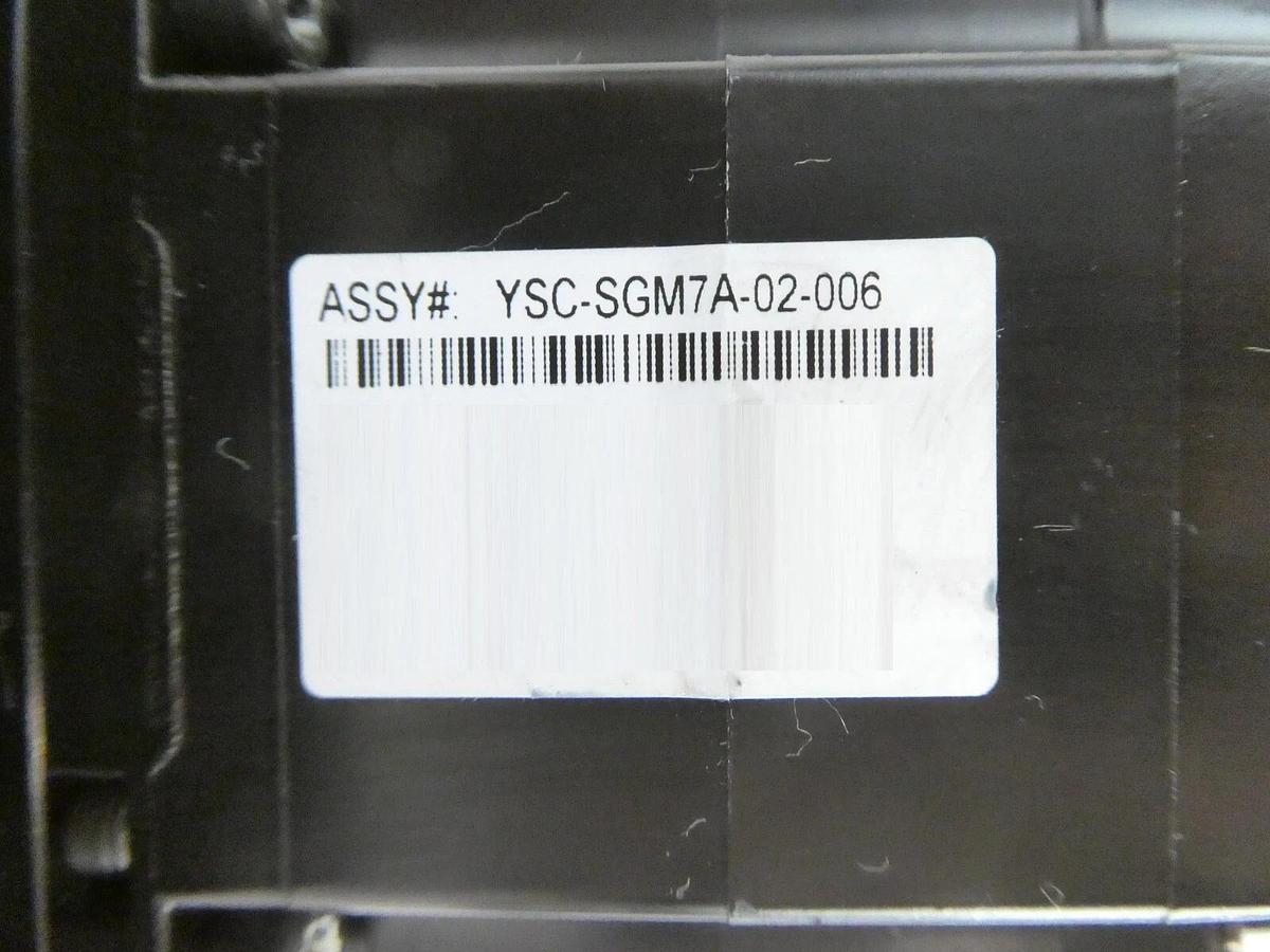 Used Yaskawa YSC-SGM7A-02-006 Servo Motor Assembly HSG-32A-18-FO-SP Lot of 2 Working