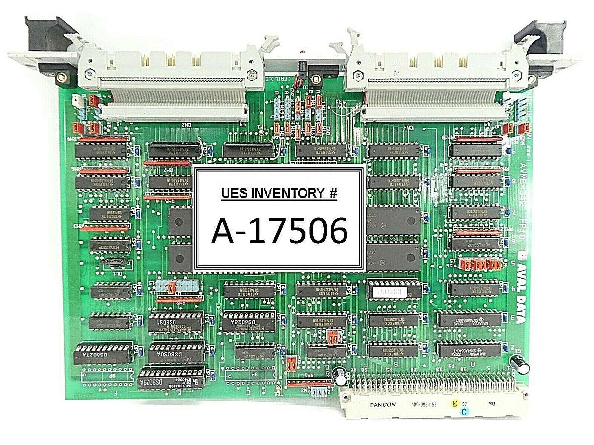 Used AVAL DATA AVME-342 Processor PCB Card FP10 Working Surplus
