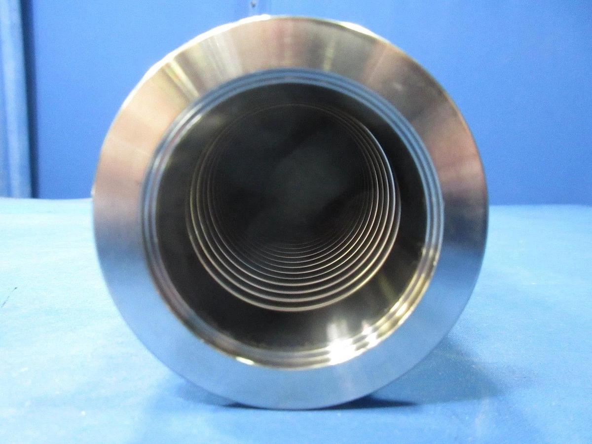 Used MKS Instruments KF50 Stainless Steel Vacuum Flex Bellows Pipe 100 1/2” HPS Used