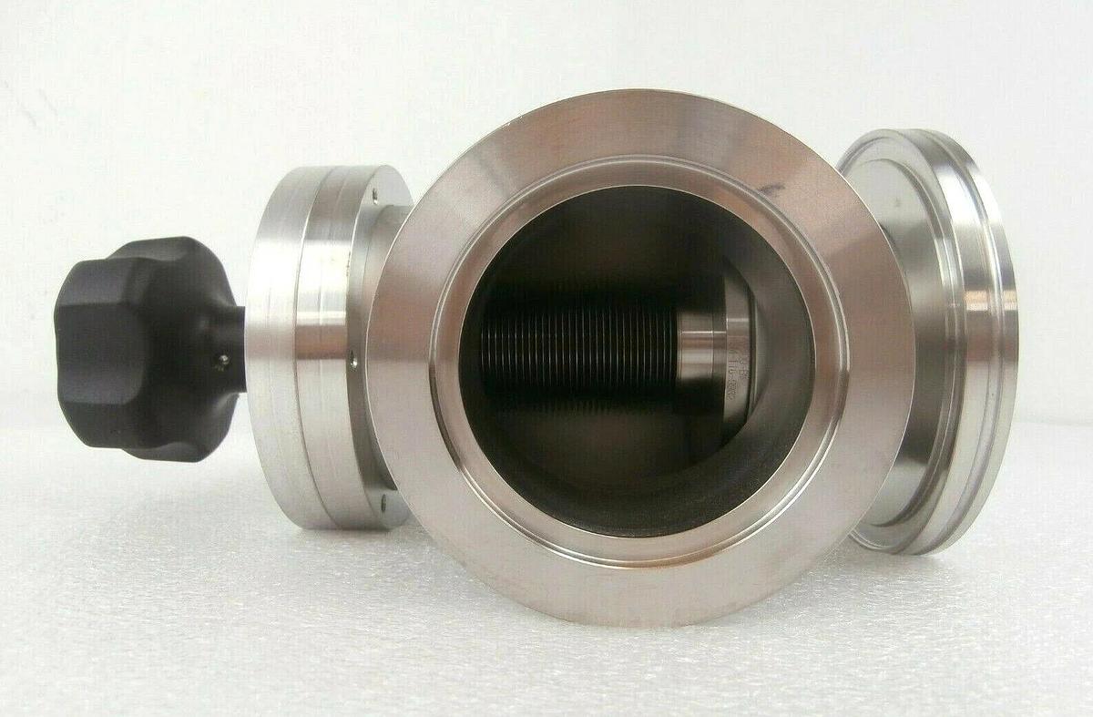 Used A&N Corporation AV300-LF80/LF100-E-M Manual Right Angle Isolation Valve Working