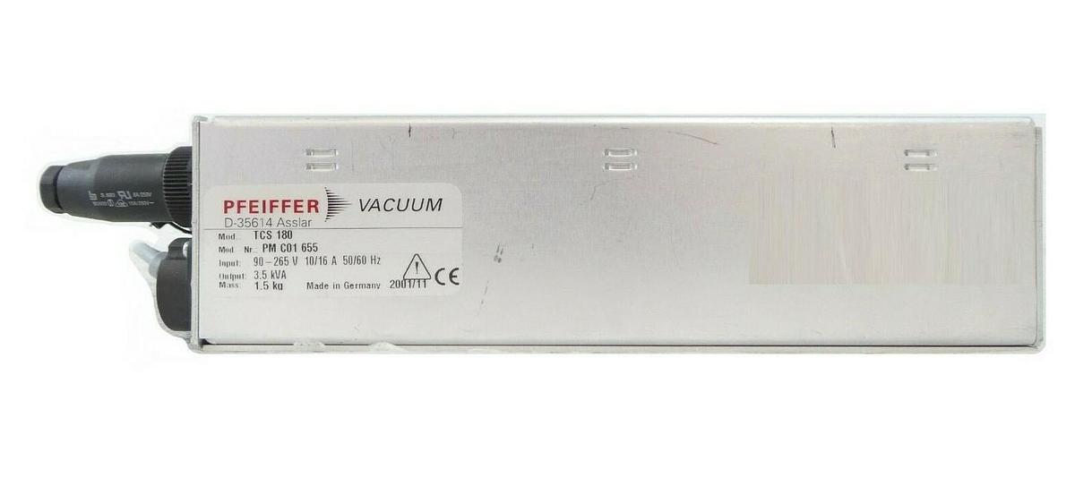 Used TCS 180 Pfeiffer Vacuum PM C01 655 Pumping Station Control Unit Untested As-Is