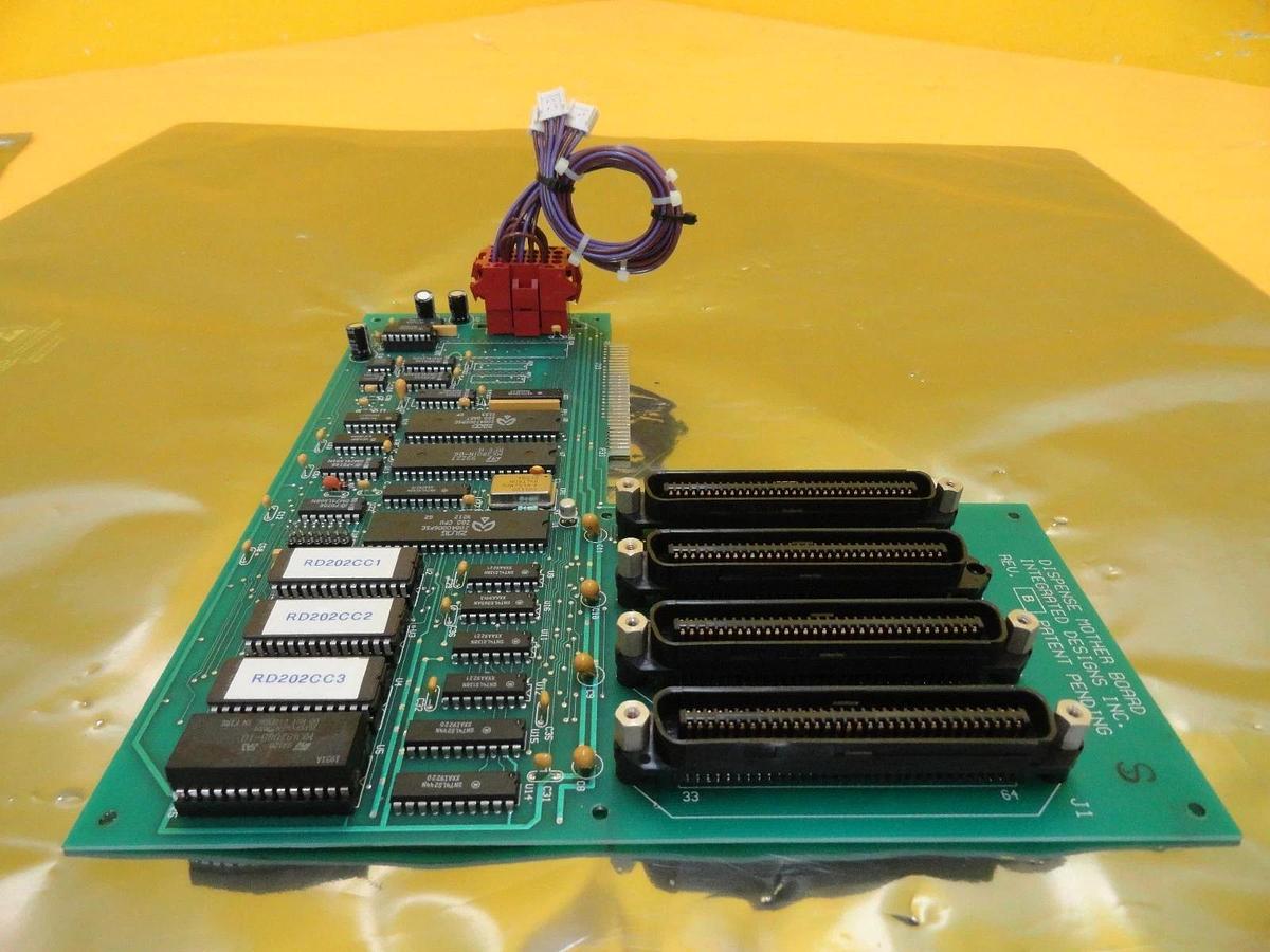Used IDI Integrated Designs Dispense Mother Board Rev. B IDI 200 Used Working