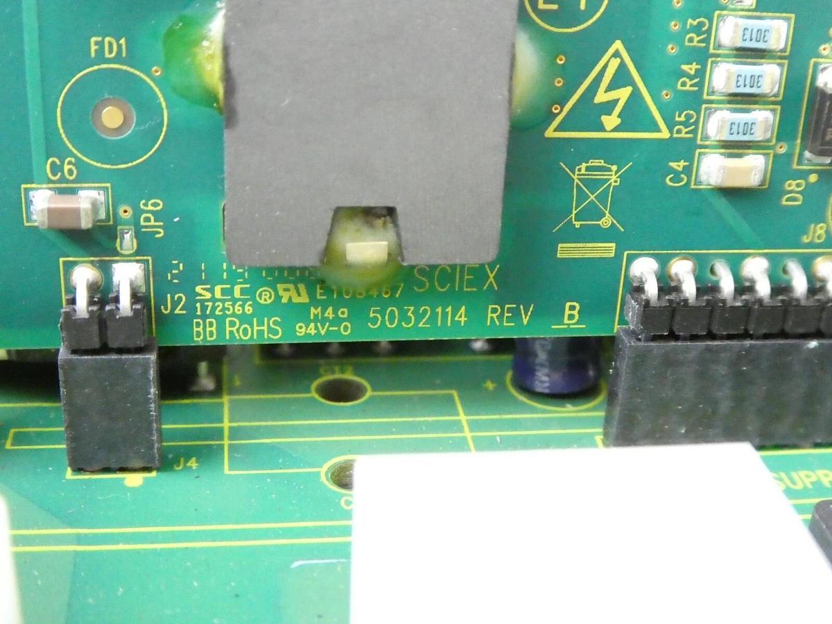 Used AB Sciex 5043699 Power Supply Board PCB 5043598 Working Surplus