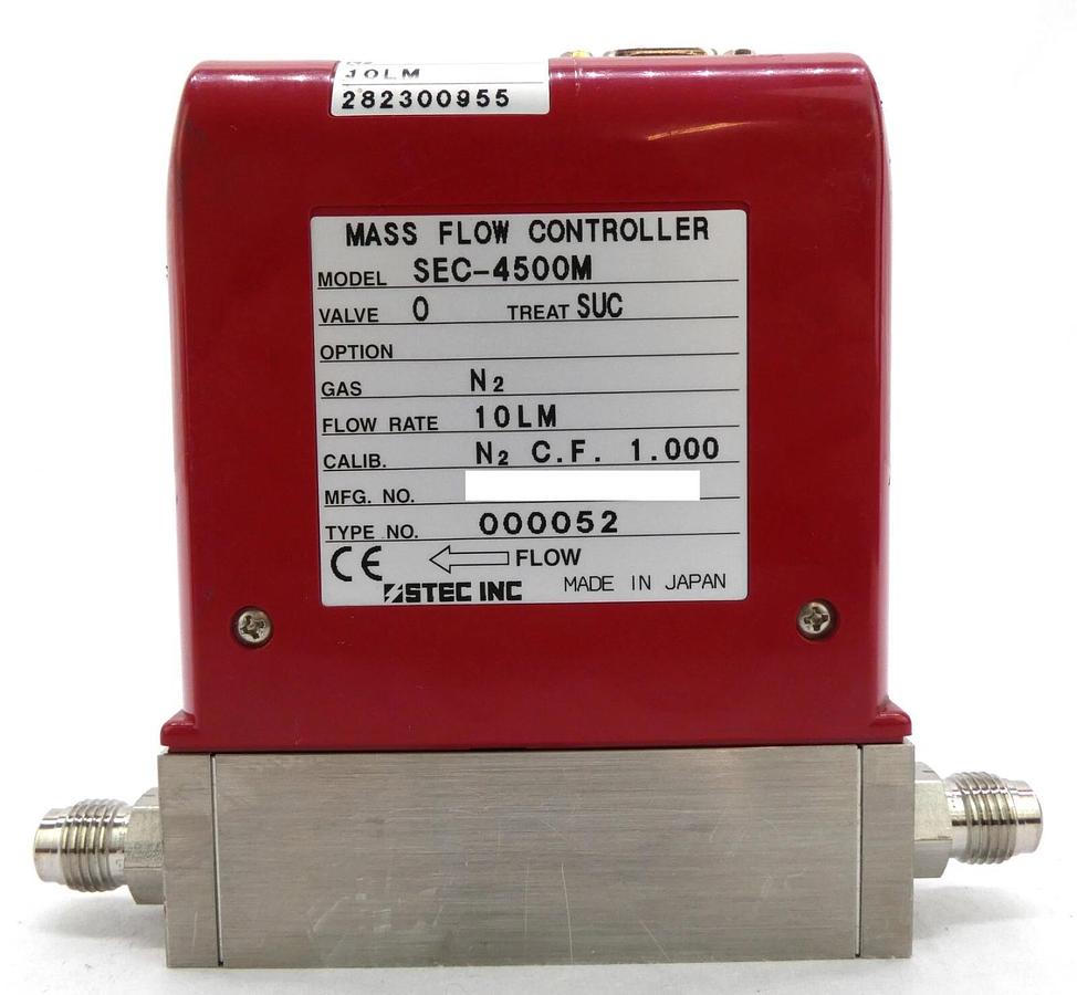 Used Horiba STEC SEC-4500M Mass Flow Controller SEC-4500 10 LM N2 Reseller Lot of 3