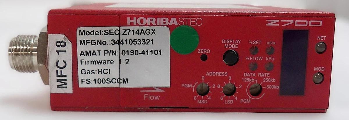 Used Horiba STEC SEC-Z714AGX Mass Flow Controller MFC Z700 Lot of 10 Working Spare