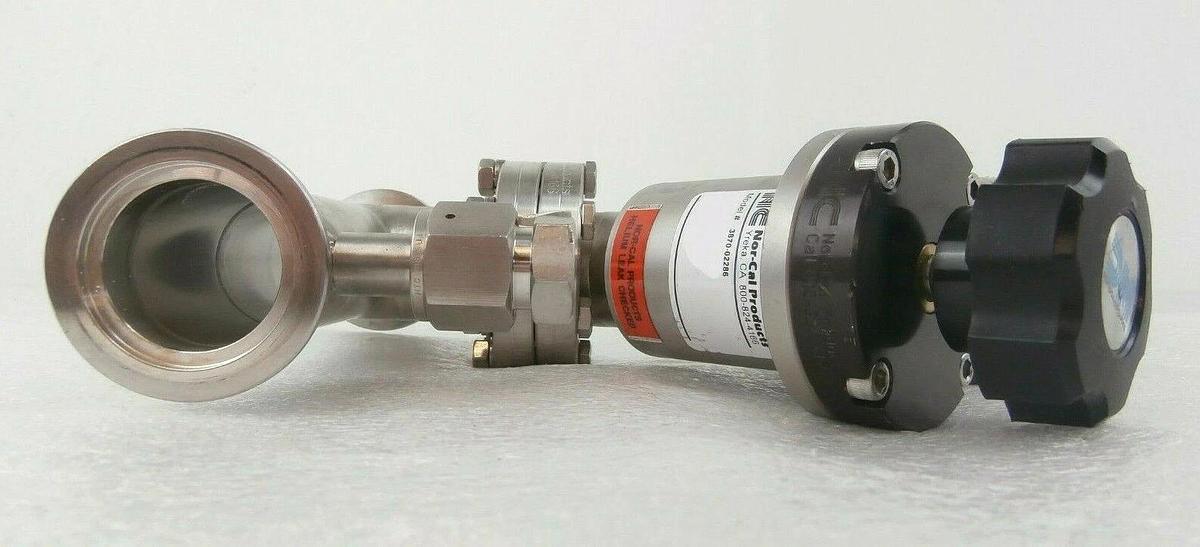 Used Nor-Cal 3870-02286 Angle Valve Assembly AMAT Applied Materials 0040-36023 Spare