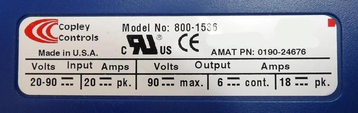 Used Copley Controls 800-1536 Servo Motor Controller Accelnet Lot of 3 Working Surplu