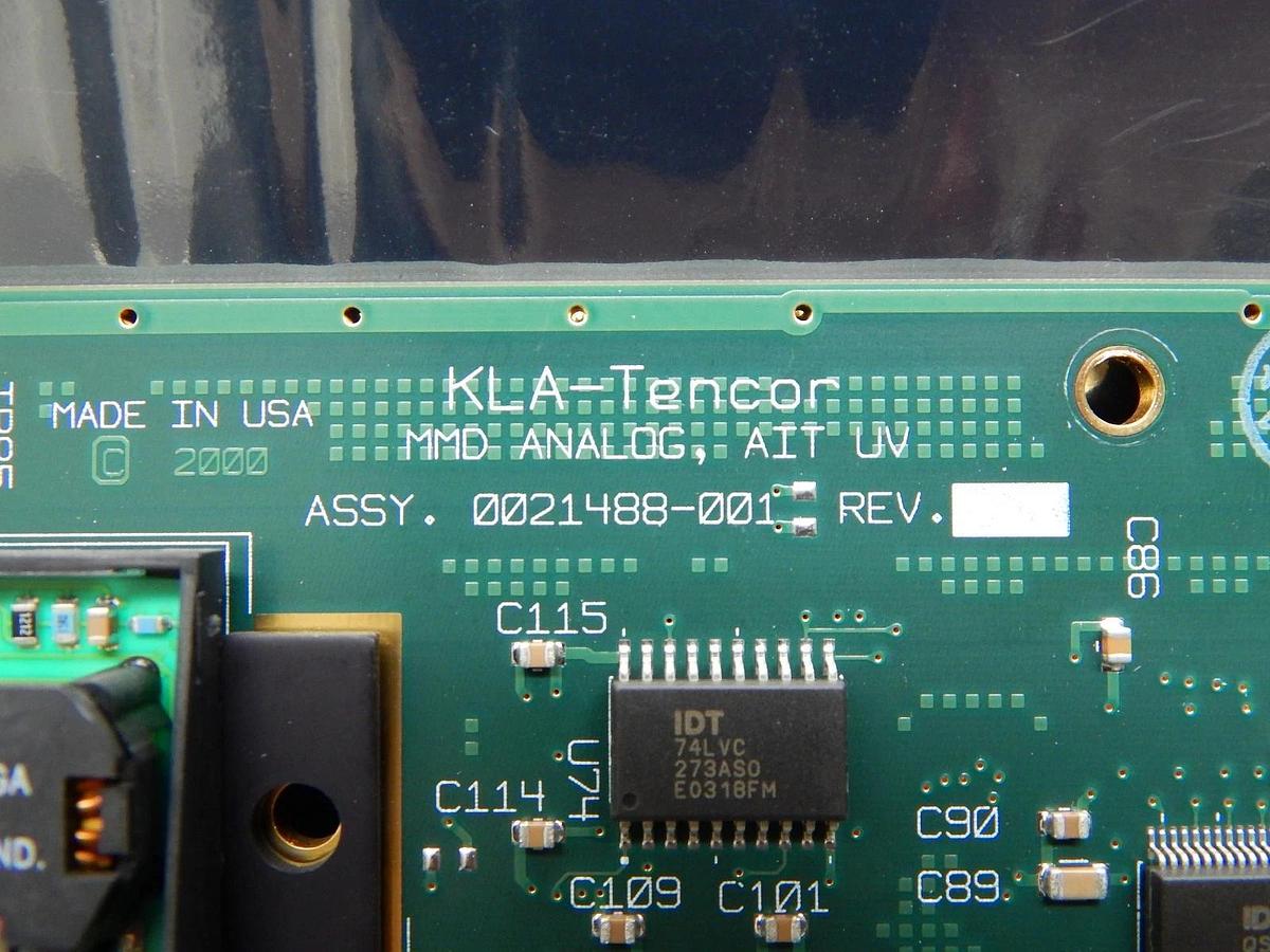 Used KLA-Tencor 0052196-007 MMD Analog AIT UV Board PCB 0021488-001 AIT Fusion Used