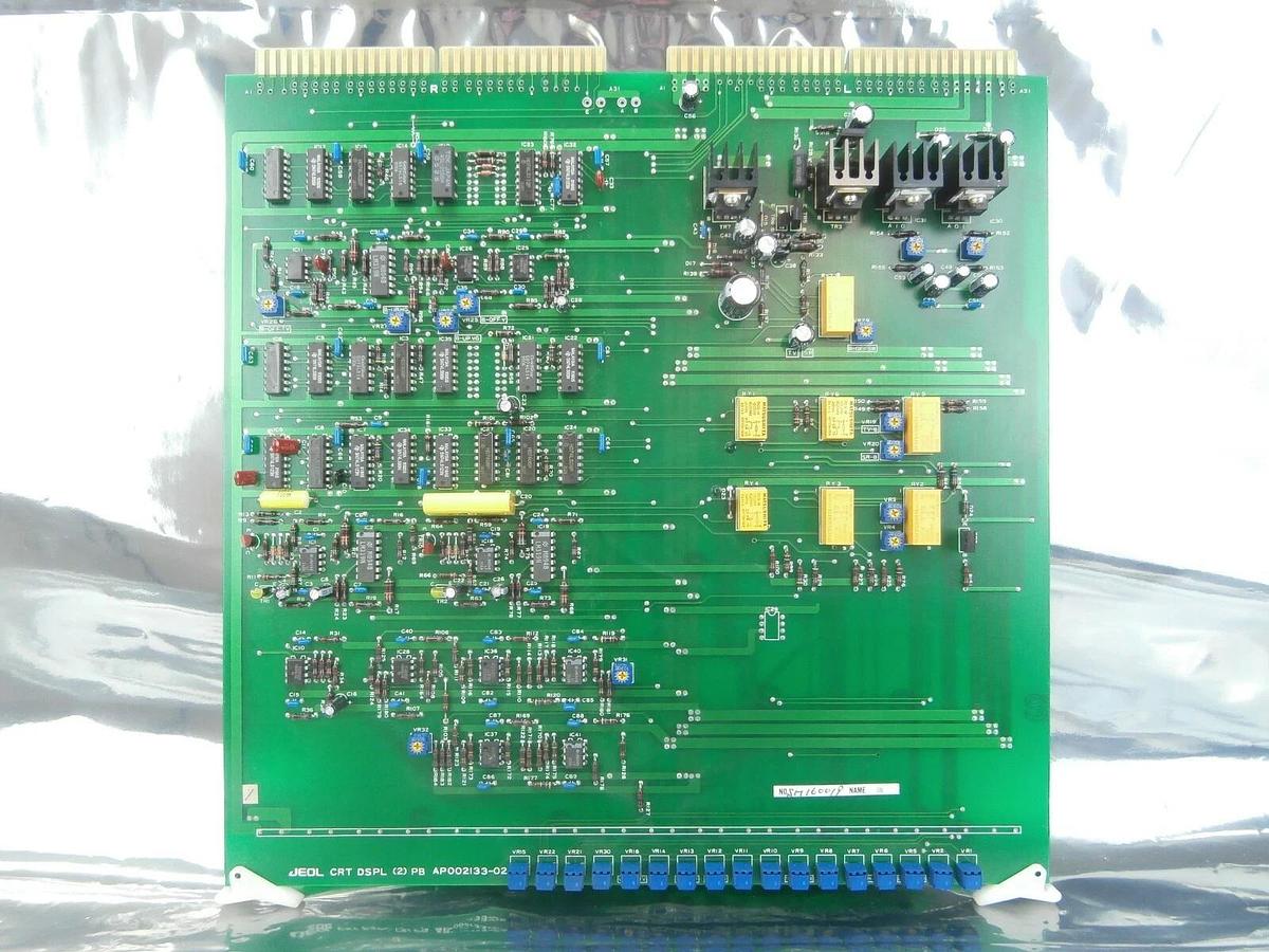 Used JEOL AP002133-02 CRT Display Board PCB Card CRT DSPL(2)PB JSM-6400F Used