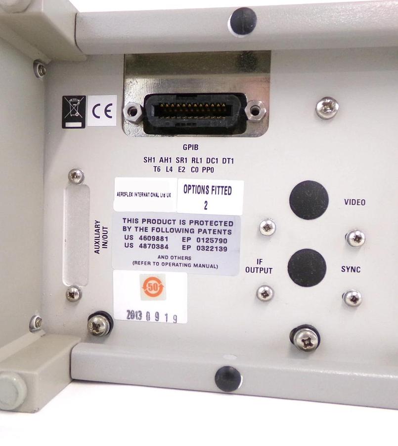 Used IFR 2040 10khz-1.35Ghz Low Noise Signal Generator Option 2 No Power As-Is