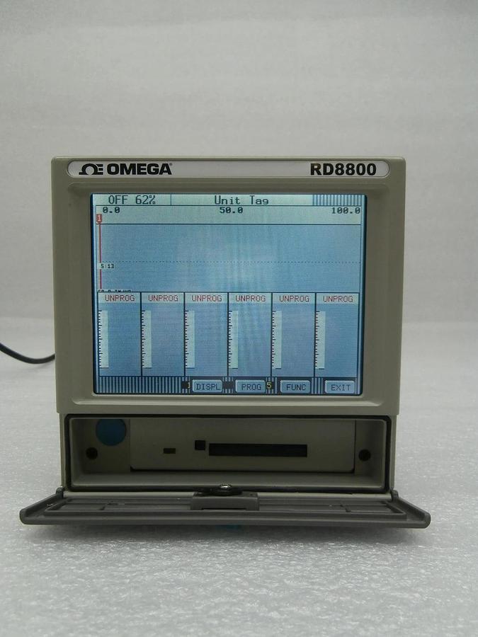 Used Omega RD8804CD Paperless Recorder and Data Acquisition System RD8800 Used