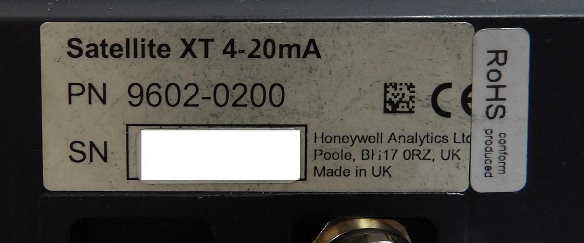 Used Honeywell 9602-0200 Gas Detector MST Satellite XT 4-20mA Working