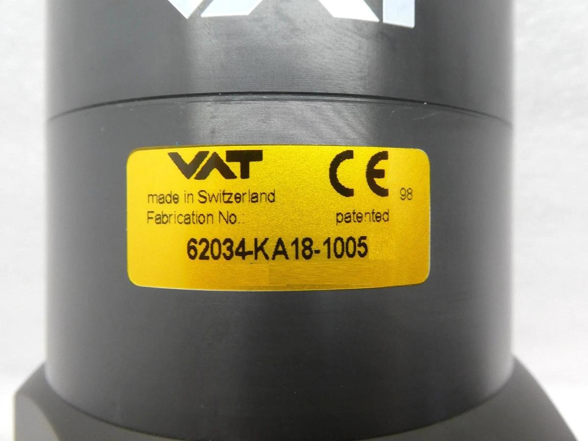 Used VAT 62034-KA18-1005 Pneumatic Angle Valve TEL Tokyo Electron Unity II Used
