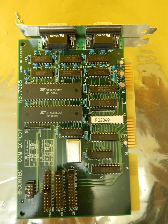 Used Contec COM-2(PC)F Communication Board PCB Card 7065 Used Working
