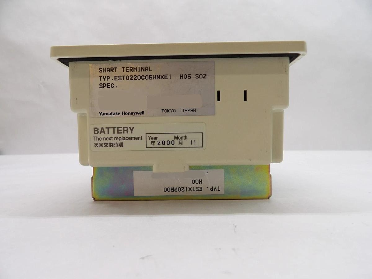 Used Yamatake-Honeywell EST0220C05WNXE1 LCD Smart Terminal ESTX120PR00 Working Spare