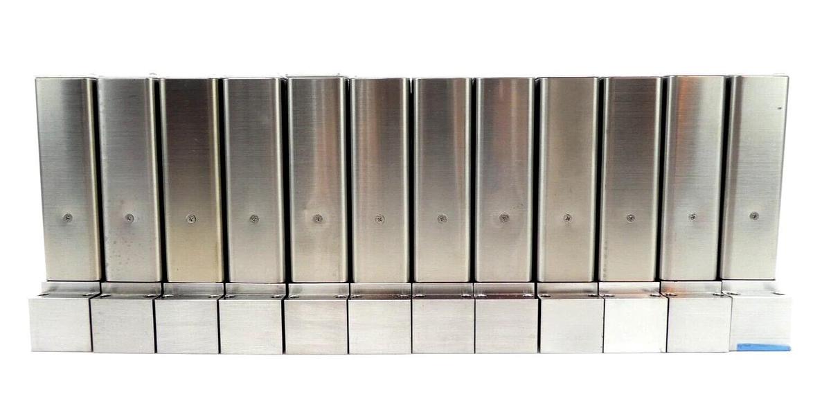 Used Brooks Instrument GF125CXXC Mass Flow Controller MFC GF125 Ar Reseller Lot of 12
